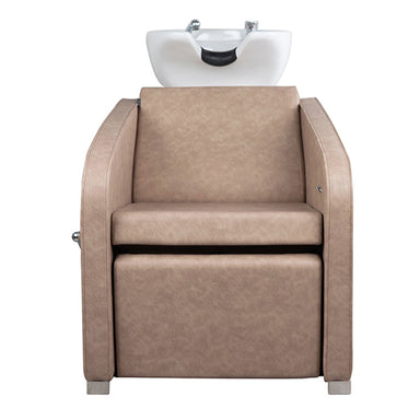 DSSE Soho Electric Recliner Wash Lounge Taupe Front View