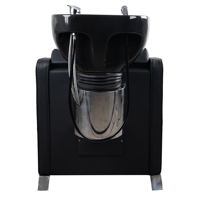 DSSE Soho Recliner Hairwash Lounge Black Rear View