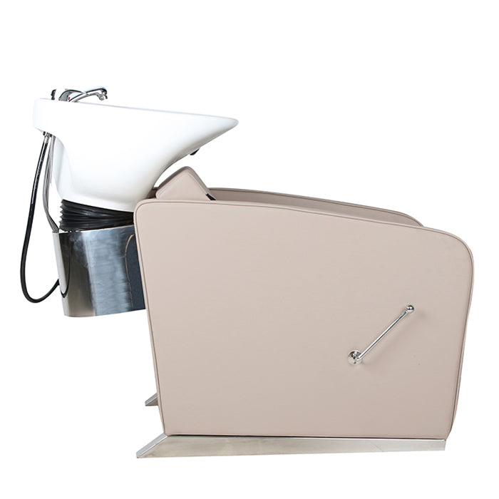 DSSE Soho Recliner Hairwash Lounge Latte Side View