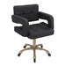 DSSE Thalia Stool Black Front Side View
