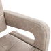 DSSE Thalia Stool Taupe Padded Armrest