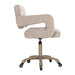 DSSE Thalia Stool Taupe Side View