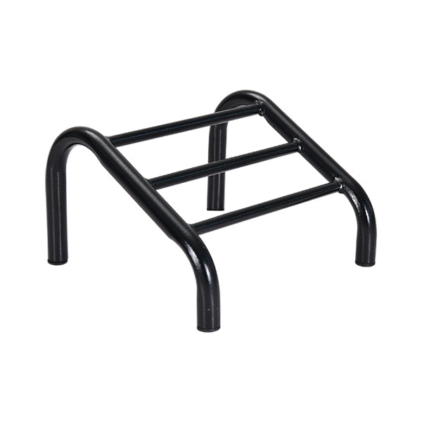 DSSE Tri Bar Footrest Black Front Side View