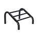 DSSE Tri Bar Footrest Black Front Side View