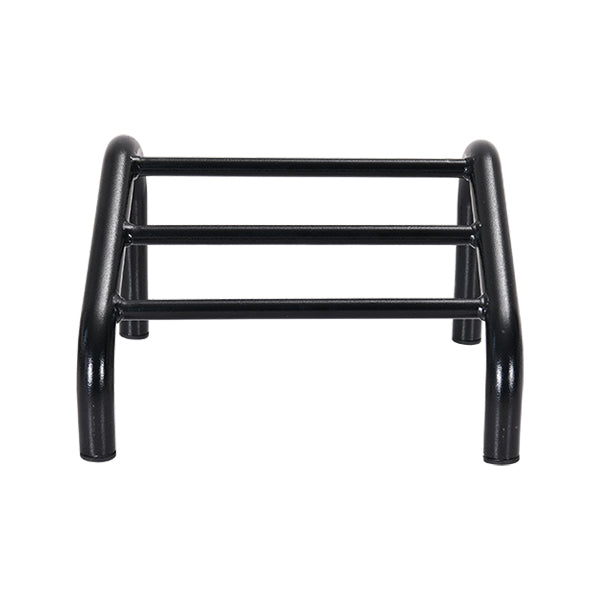DSSE Tri Bar Footrest Black Front View