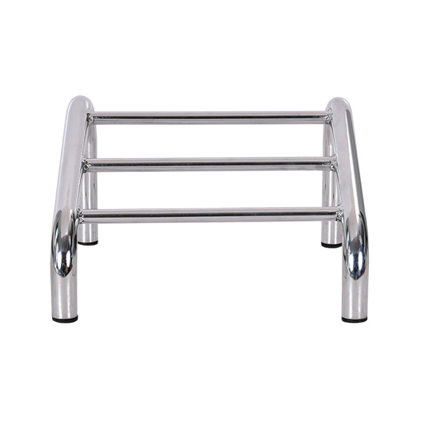 DSSE Tri Bar Footrest Chrome Front View