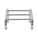 DSSE Tri Bar Footrest Chrome Front View