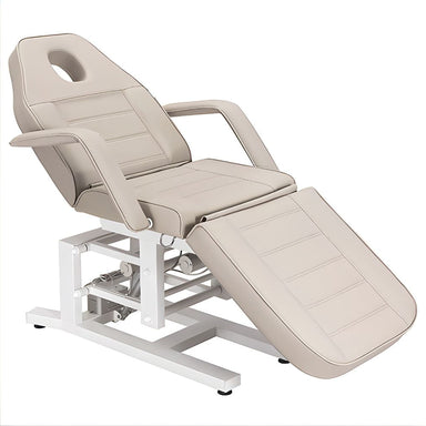 DSSE Tria Heated Electric Beauty Bed Latte Face Hole Front Side View