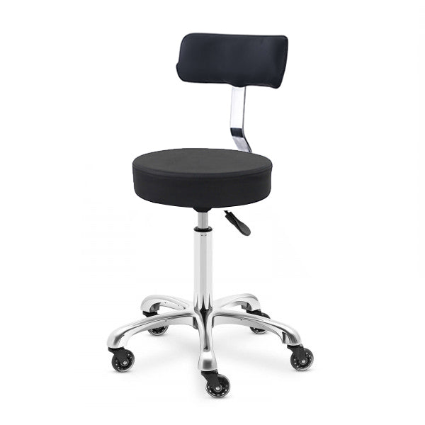 DSSE Ultima Medi Stool Black Front Side View