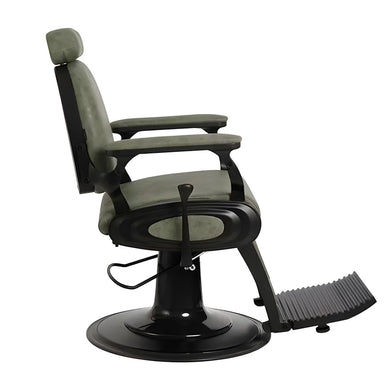 DSSE Winston Barber Chair Olive Mist Side View