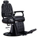 Karma Airlie Beach Barber Chair Black Front Side View