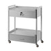 Karma Bakewell Beauty Trolley 2 Draw White Front Side View