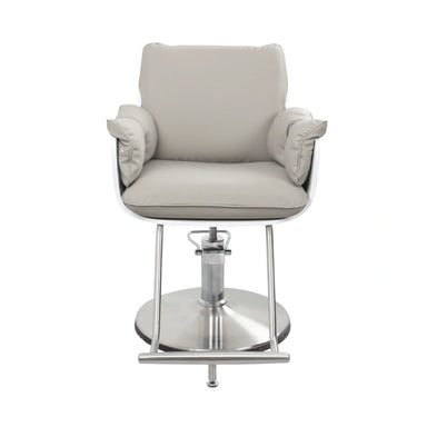 Karma Batemans Bay Salon Chair Grey Front View