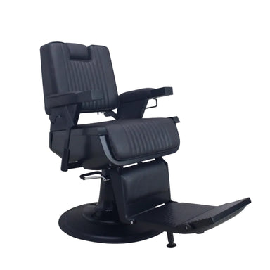 Karma Brisbane Barber Chair Black Front Side View