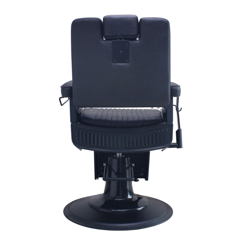 Karma Brisbane Barber Chair Black Rear View