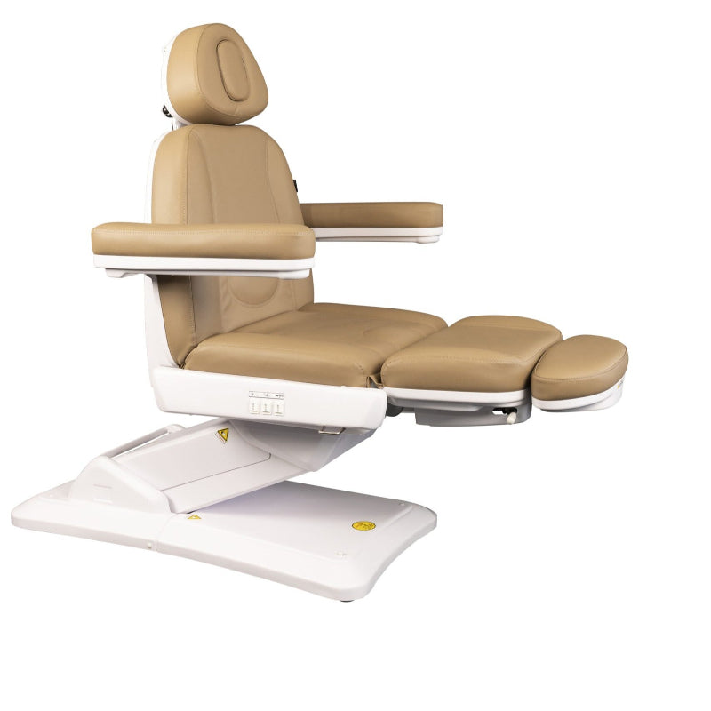 Karma Christchurch Premium Electric Beauty Bed Sand Foot Rest Extended Front Side View