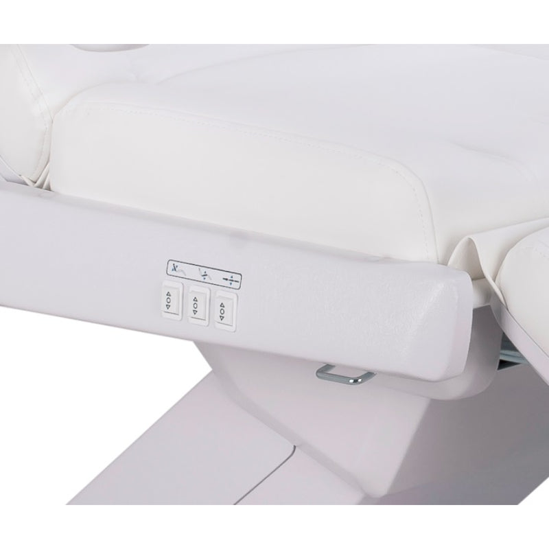 Karma Christchurch Premium Electric Beauty Bed White Controls View