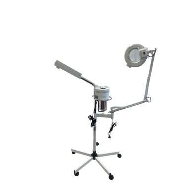Karma Compact Facial Steamer With Ozone LED Magnifying Lamp