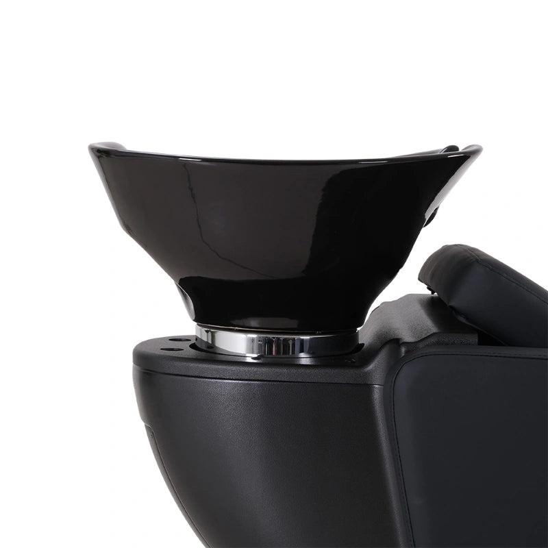 Karma Daylesford Massage and Heating Shampoo Unit Black Basin Side View