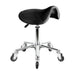 Karma Evandale Salon Saddle Stool Black