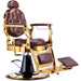Karma Gold Coast Barber Chair Brown Gold