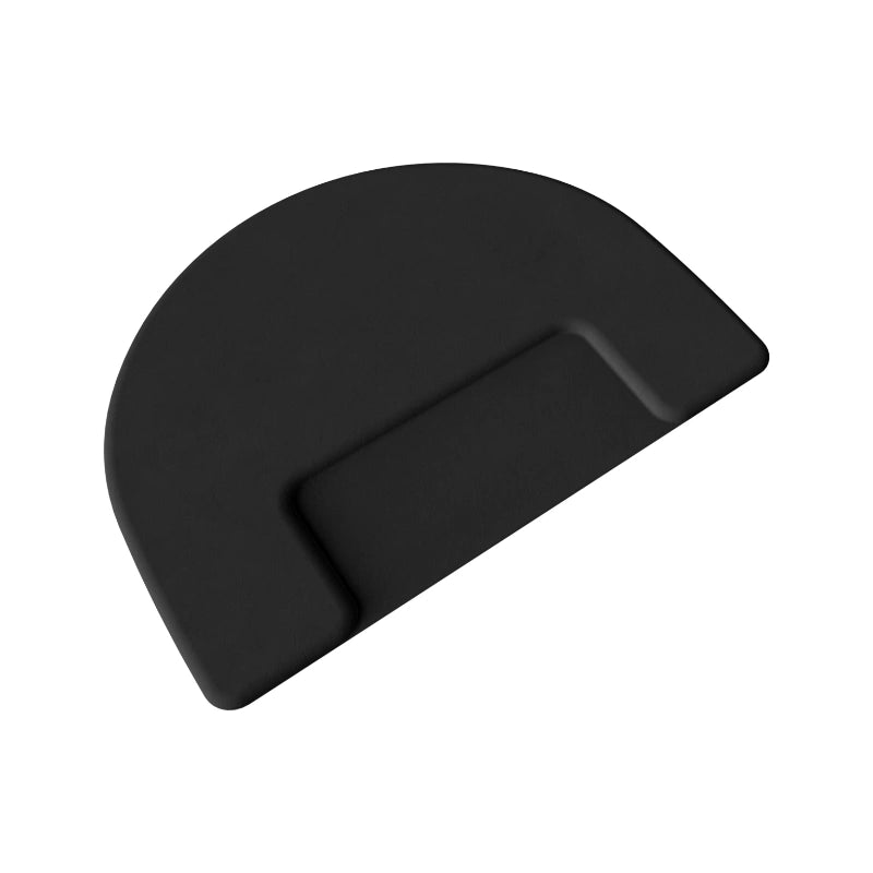 Karma Hair Salon Round Mat Square Base Birds Eye Front Side View