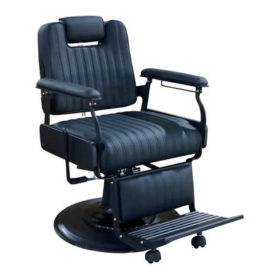 Karma Hawthorn Barber Chair Black Front Side