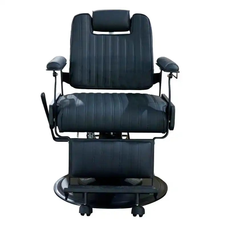 Karma Hawthorn Barber Chair Black Front View