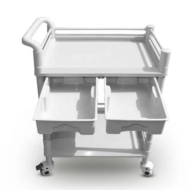 Karma Limmen 3-Tray Beauty Trolley White Side View