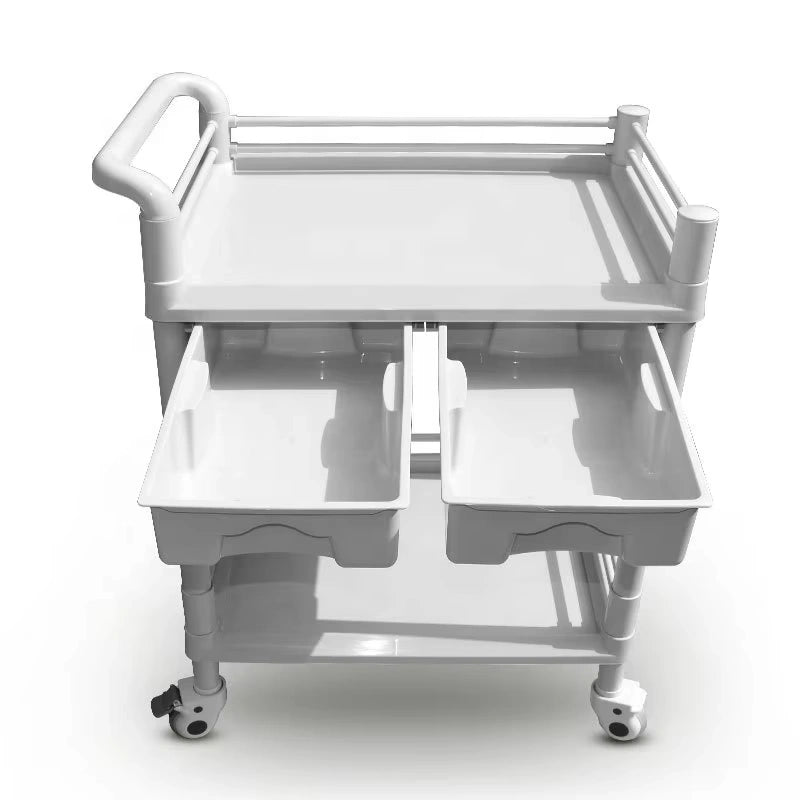 Karma Limmen 3-Tray Beauty Trolley White Side View