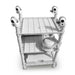 Karma Limmen 3-Tray Beauty Trolley White Underside View