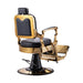 Karma Noosa Barber Chair Black Gold Rear Side