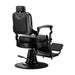 Karma Noosa Barber Chair Black Rear Side View