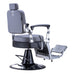 Karma Noosa Barber Chair Grey Black Rear Side View