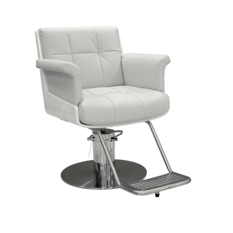 Karma Nowra Salon Chair Grey Front Side View