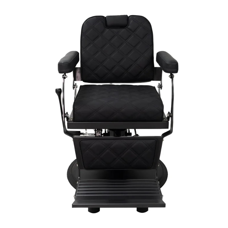 Karma Paddington Barber Chair Black Front View