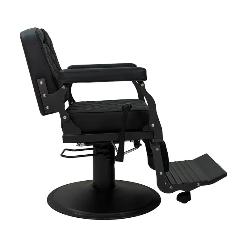 Karma Paddington Barber Chair Black Side View