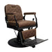 Karma-Paddington-Barber-Chair-Brown-Front-Side-View