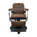 Karma Paddington Barber Chair Brown Front View