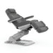Karma Queenstown Full Electric Beauty Bed Grey Reclined Front Side View