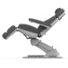 Karma Queenstown Full Electric Beauty Bed Grey Right Side View