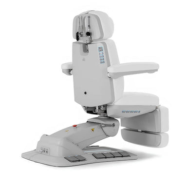 Karma Queenstown Full Electric Beauty Bed White Upright Rear Side View