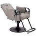 Karma Tumut Reclining Salon Chair Fawn Reclined Front Side View