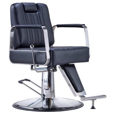 Karma Wollongong Salon Chair Black Front Side View