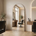 Louvre Mirrors Alto Arch Frameless Mirror Leaning Salon