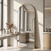Louvre Mirrors Areya Arch Mirror Gold