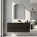 Louvre Mirrors Contour Arch Mirror White Salon Front View