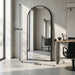 Louvre Mirrors Industrial Arch Salon Mirror Black Dimensions