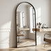 Louvre Mirrors Industrial Arch Salon Mirror Black