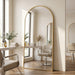Louvre Mirrors Industrial Arch Salon Mirror Gold